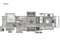 Sierra Luxury 38FKOK Floorplan Image