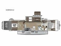 Cherokee Wolf Pack 315PACK12 Floorplan