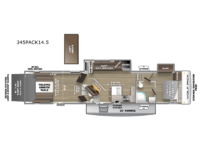 Cherokee Wolf Pack 345Pack14.5 Floorplan