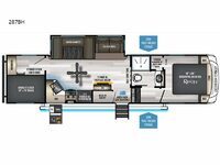 Cherokee Arctic Wolf 287BH Floorplan