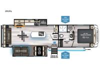 Cherokee Arctic Wolf 291RL Floorplan