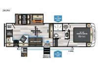 Cherokee Arctic Wolf 261RK Floorplan Image