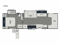 Leprechaun Premier 319MB Ford 450 Floorplan Image