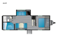 Trail Runner 261JM Floorplan Image