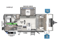 Surveyor Legend 240BHLE Floorplan Image