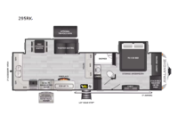 Avalanche 295RK Floorplan Image