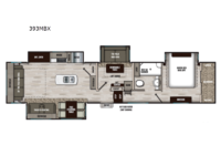 Chaparral X Edition 393MBX Floorplan