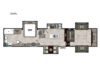 Chaparral 334FL Floorplan