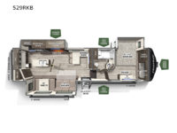 Flagstaff Super Lite 529RKB Floorplan Image