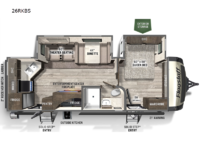 2023 Forest River RV Flagstaff Super Lite 26RKBS Floorplan