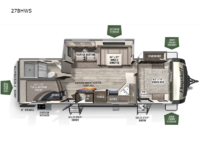 Flagstaff Super Lite 27BHWS Floorplan Image