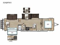 Catalina Legacy 323QBTSCK Floorplan Image
