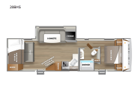 Avenger 28BHS Floorplan