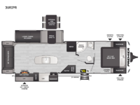 Premier Ultra Lite 30RIPR Floorplan Image