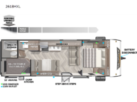 Wildwood X-Lite 261BHXL Floorplan