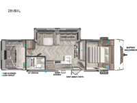 Wildwood X-Lite 28VBXL Floorplan