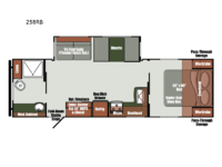 Envision 258RB Floorplan Image