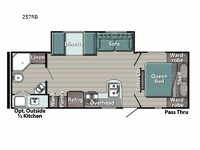 Ameri-Lite Ultra Lite 257RB Floorplan Image