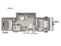 Salem Cruise Lite 28VBXL Floorplan