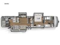 Columbus 384RK Floorplan Image