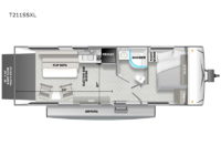 Wildwood X-Lite T211SSXL Floorplan Image