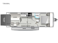Wildwood X-Lite T251SSXL Floorplan Image