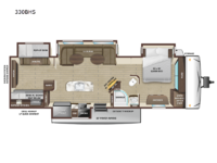 Mesa Ridge 330BHS Floorplan Image