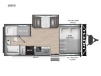 Hitch 18BHS Floorplan Image