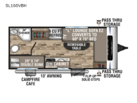Sonic Lite SL160VBH Floorplan Image