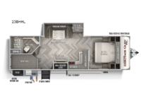 Wildwood Heritage Glen Hyper-Lyte 23BHHL Floorplan