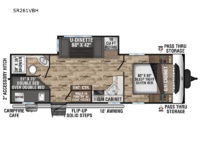 Stratus Ultra-Lite SR261VBH Floorplan