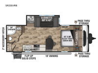 Stratus Ultra-Lite SR231VRB Floorplan Image