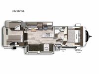 Kodiak Ultimate 3321BHSL Floorplan Image