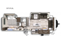 Kodiak Ultimate 3371FLSL Floorplan