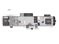 Raptor 423 Floorplan Image