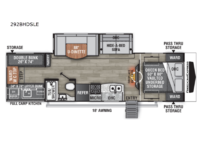 Freedom Express Maple Leaf Edition 292BHDSLE Floorplan Image