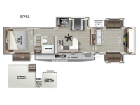 Sabre 37FLL Floorplan Image