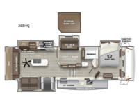 Sabre 36BHQ Floorplan Image