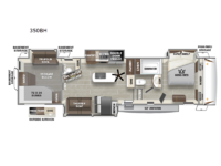 Sabre 350BH Floorplan