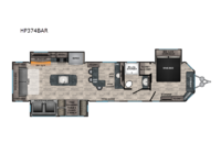 Hampton HP374BAR Floorplan
