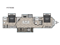 Hampton 378DBB Floorplan
