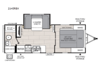 Northern Spirit XTR 2145RBX Floorplan Image