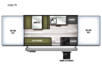 Flagstaff MAC Series 228LTD Floorplan Image