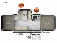 Flagstaff MAC Series 228D Floorplan Image