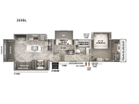 Salem Hemisphere 369BL Floorplan