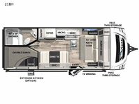 Vibe 21BH Floorplan Image