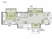 Used 2023 Tiffin Motorhomes Allegro RED 340 33 AL image