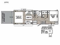 Puma XLE Lite 25TFC Floorplan Image