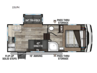 Sportsmen 231RK Floorplan Image