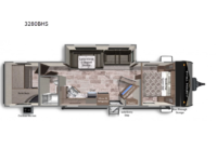 Aspen Trail 3280BHS Floorplan